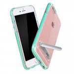 Wholesale iPhone SE (2020) / 8 / 7 Clear Armor Bumper Kickstand Case (Champagne Gold)